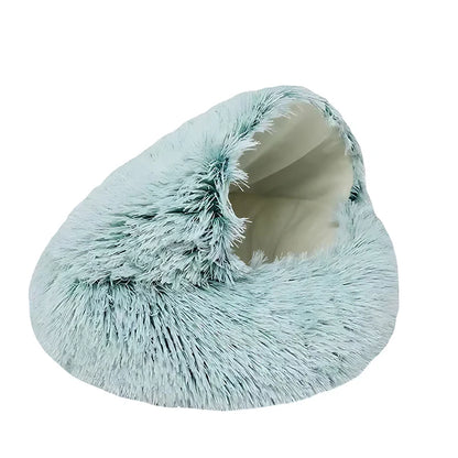 Covered Hooded Cat Bed and Small Dog Cave