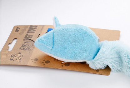 Plush Long Tail Mouse Cat Toy