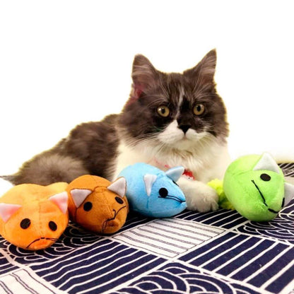 Plush Long Tail Mouse Cat Toy